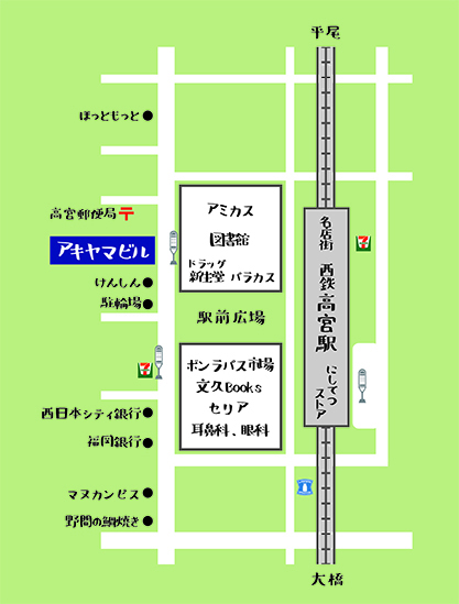 アキヤマビルマップ